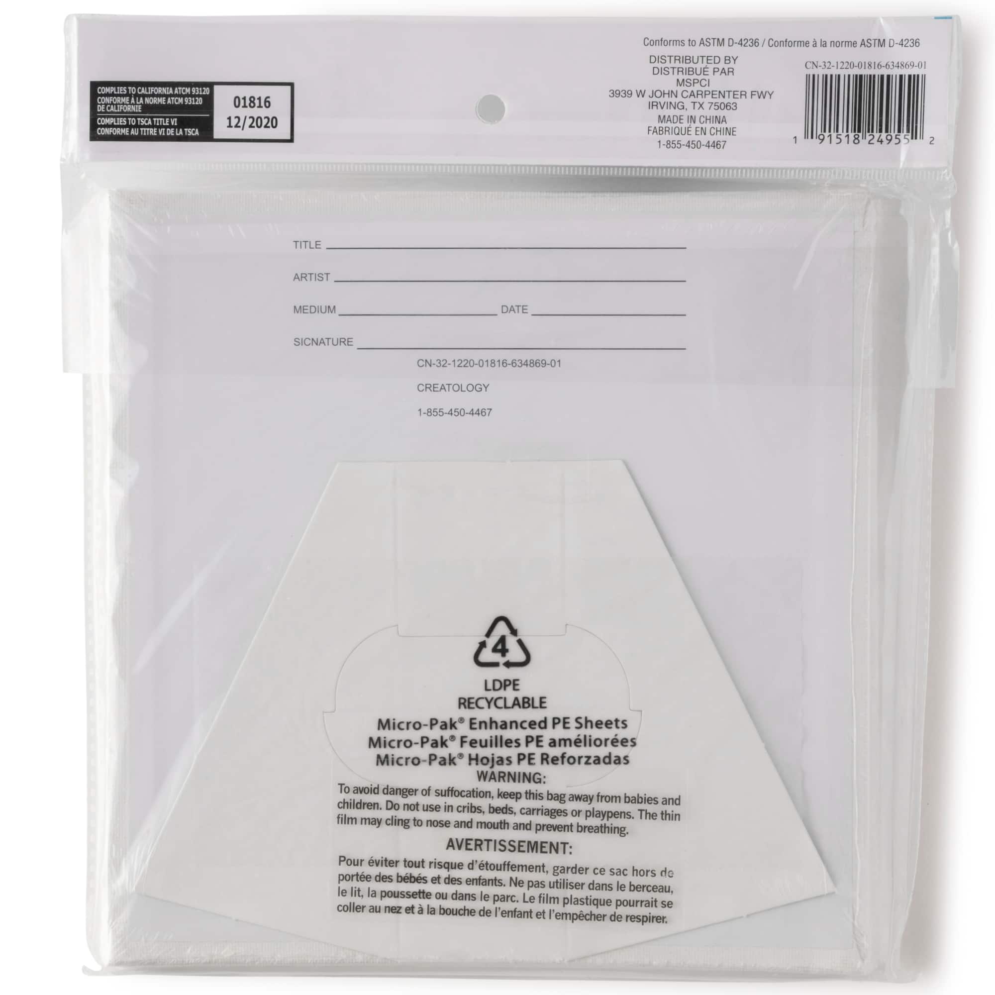 5 Pack 8" x 8" Canvas Panel by Creatology™